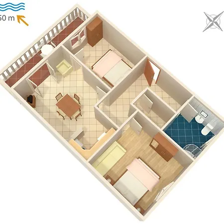 Daire By The Sea Duga Luka - Prtlog, Labin - 2358